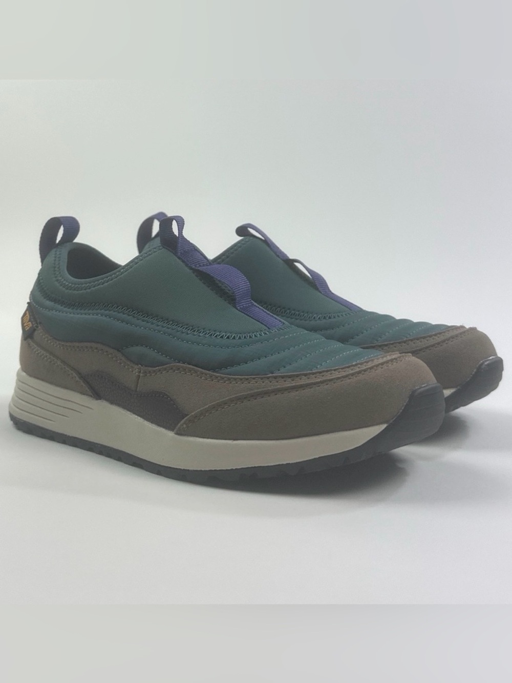 Teva ReEMBER Vistaverse Womens 6.5 Brown Green Sneakers Shoes Slip On 1129571